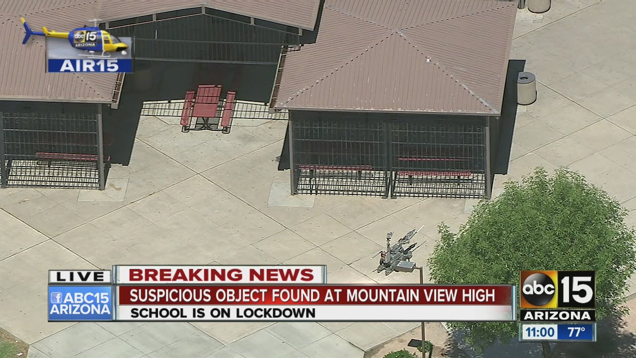 Mountain View High School lockdown today: Authorities sweep campus after suspicious threat alert