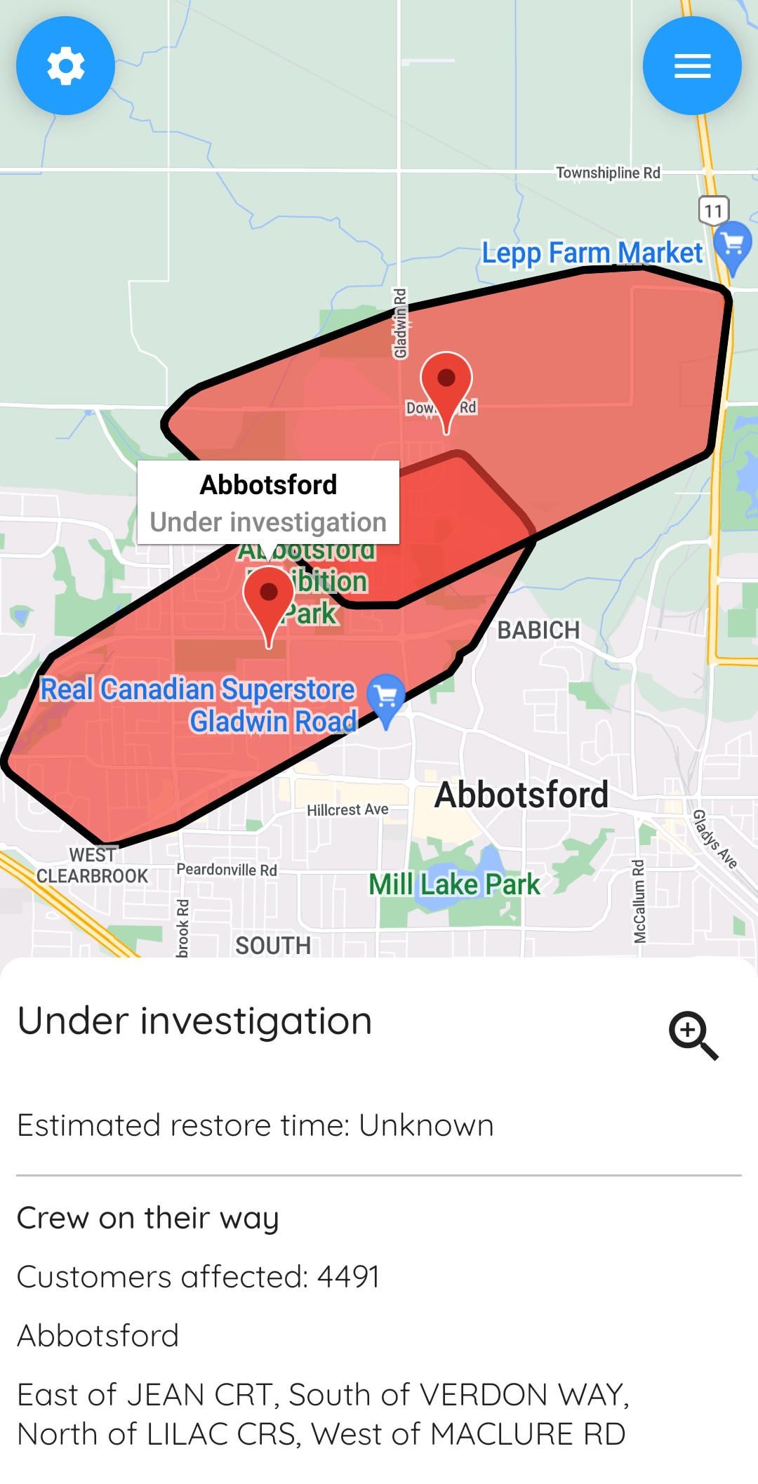 Abbotsford Power Outage Today: Thousands Without Power as BC Hydro Crews Assess Damage to Infrastructure After Severe Weather Impacts British Columbia